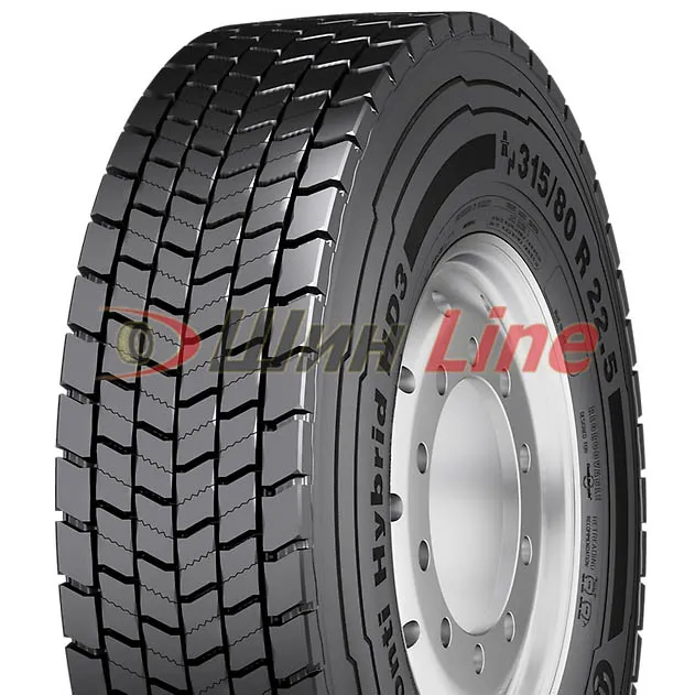 Грузовая шина Continental Conti Hybrid HD3  315/70 R22.5 154/150L , фото 2