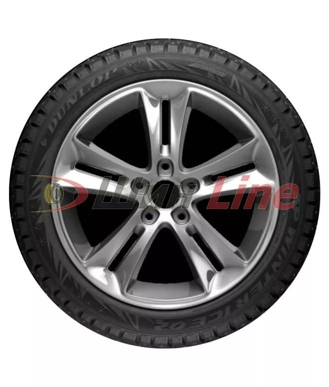 Легковая шина зимняя шипованная Dunlop Grandtrek ICE02 245/60 R18 105T , фото 3