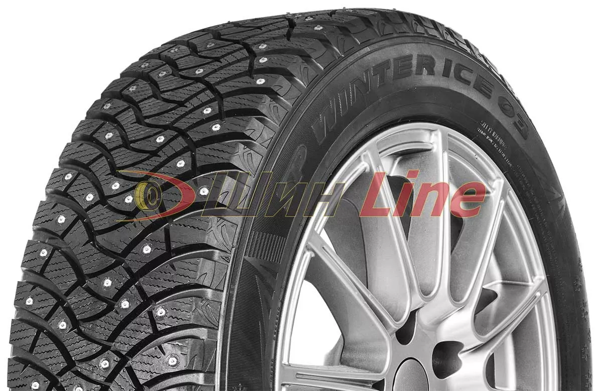 Легковая шина зимняя шипованная Dunlop SP WINTER ICE03 215/60 R16 99T , фото 2