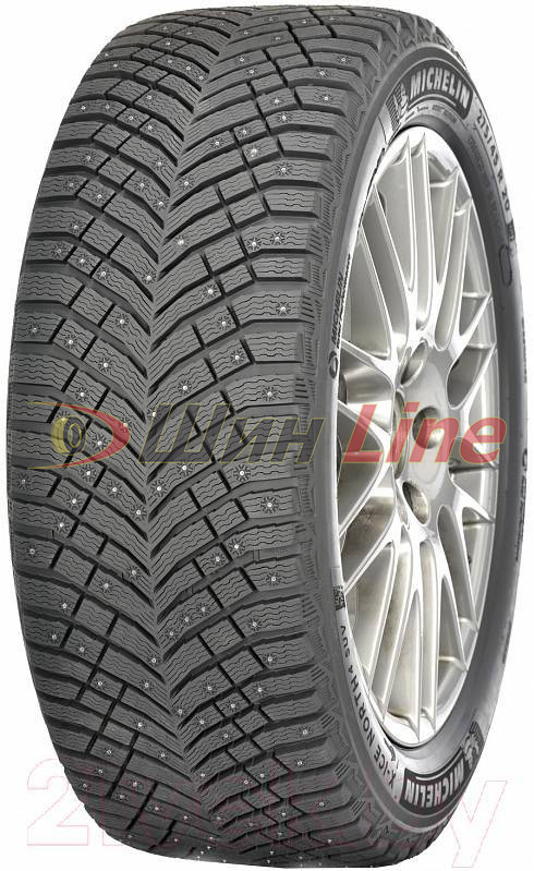 Легковая шина зимняя шипованная Michelin X-Ice North 4 255/55 R19 111T , фото 1