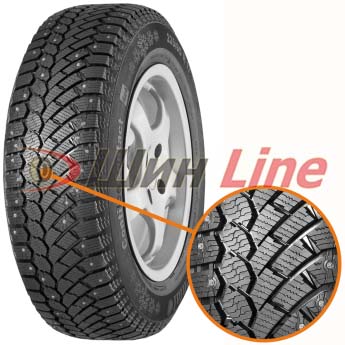 Легковая шина зимняя шипованная Continental Contiicecontact HD 255/55 R18 109T в Казахстане