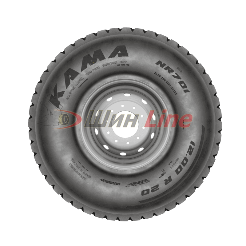 Грузовая шина Кама NR-701  12.00 R20 , фото 3