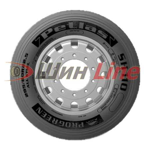 Грузовая шина Petlas SH110 PROGREEN  285/70 R19.5 146/144L , фото 3
