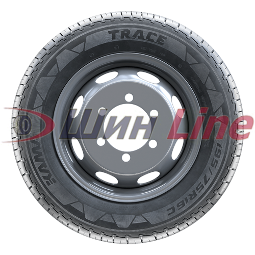 Легкогрузовая шина летняя Кама Trace (HK-135) 215/75 R16C 116R , фото 3