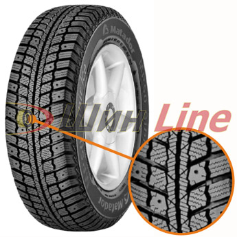 Легковая шина зимняя шипованная Matador MP50 sibir ice 185/65 R14 в Казахстане