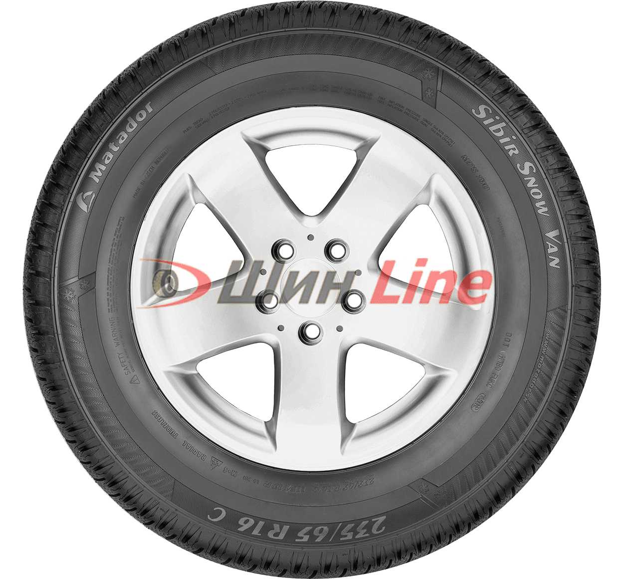 Легкогрузовая шина зимняя Matador MPS 530 Sibir Snow Van 195/75 R16C 107/105R , фото 3
