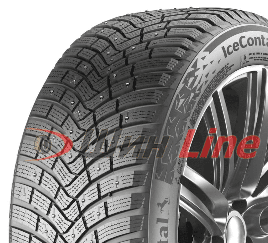 Легковая шина зимняя шипованная Continental IceContact 3 185/65 R15 92T , фото 3