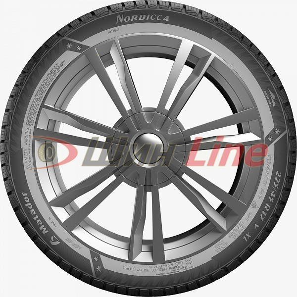 Легковая шина зимняя нешипованная Matador MP93 Nordicca 225/50 R17 98V , фото 3