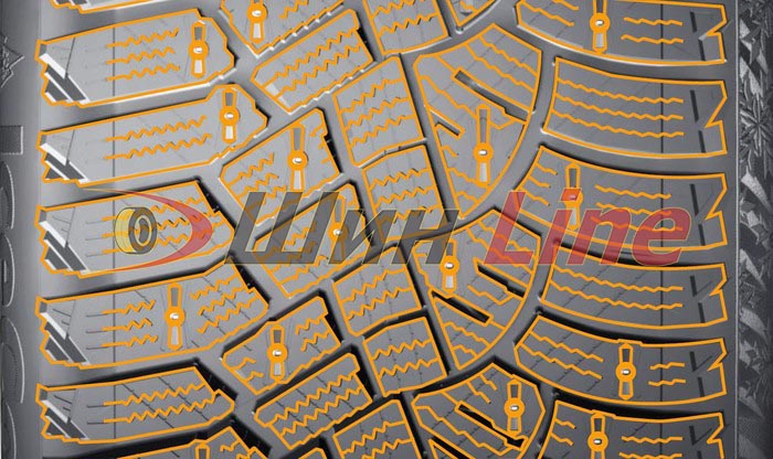 Легковая шина зимняя шипованная Continental IceContact 2 235/65 R18 110T , фото 3