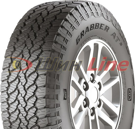 Легкогрузовая шина всесезонная General Tire Grabber AT3 235/75 R15 110/107S , фото 2