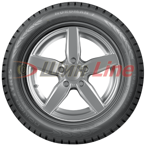 Легковая шина зимняя шипованная Nokian Nordman 7 175/70 R13 82T , фото 3