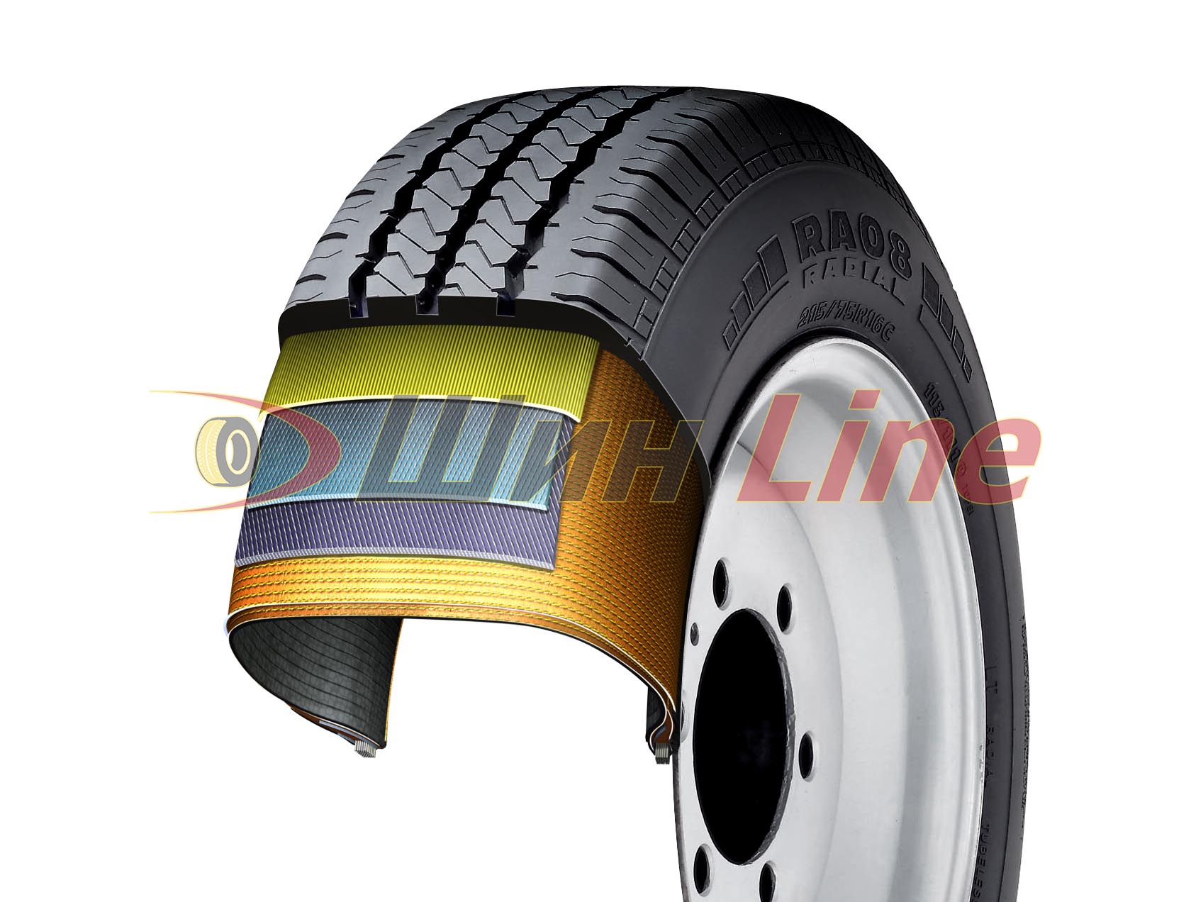 155/70R12C Radial RA08  Hankook