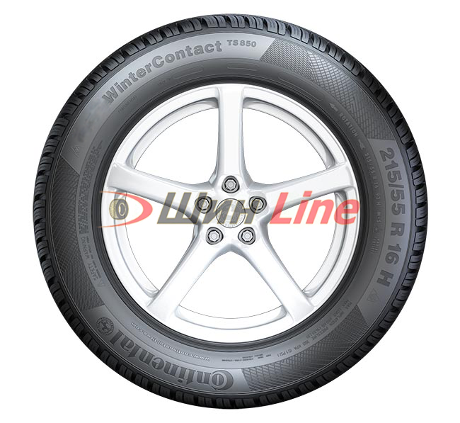 Легковая шина зимняя нешипованная Continental WinterContact TS 850 P 265/65 R17 112T , фото 3