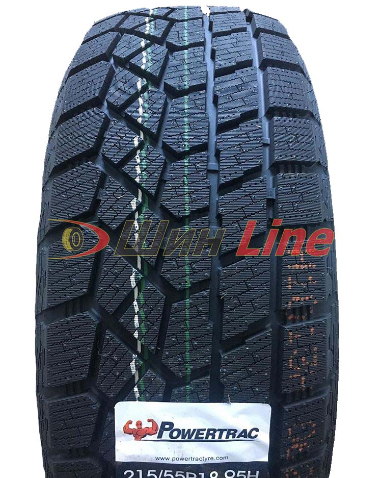 Легковая шина зимняя нешипованная Powertrac SnowMarch 195/60 R16 89H , фото 3