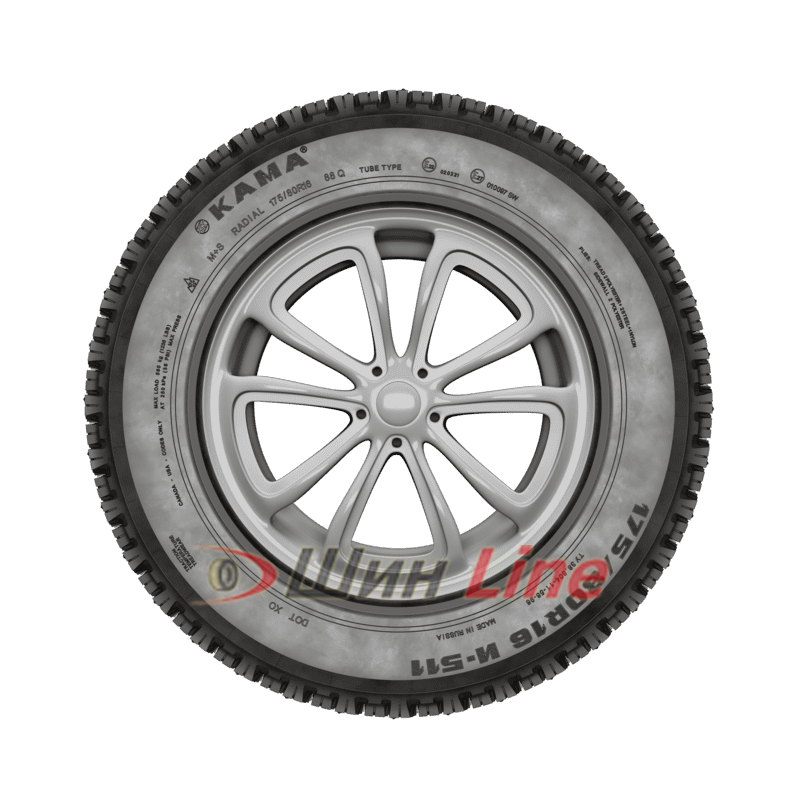 Легковая шина зимняя нешипованная Кама И-511 175/80 R16 , фото 3