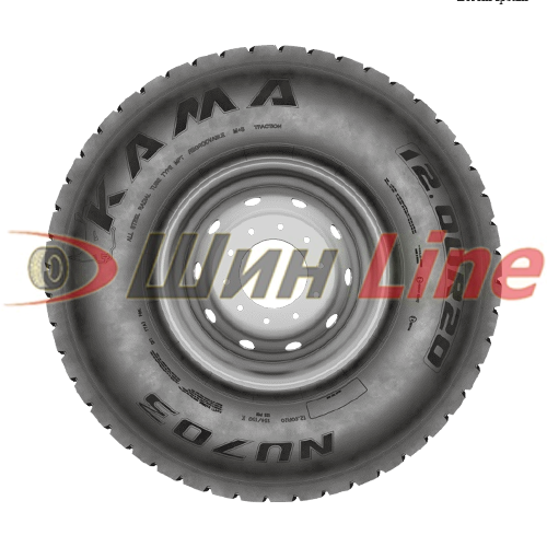 Грузовая шина Кама NU 703  10.00 R20 , фото 3