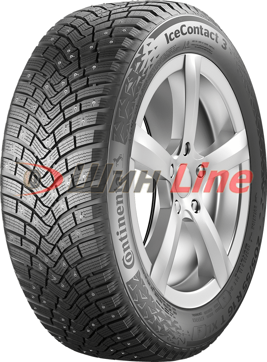 Легковая шина зимняя шипованная Continental IceContact 3 235/55 R19 105T в Петропавловске