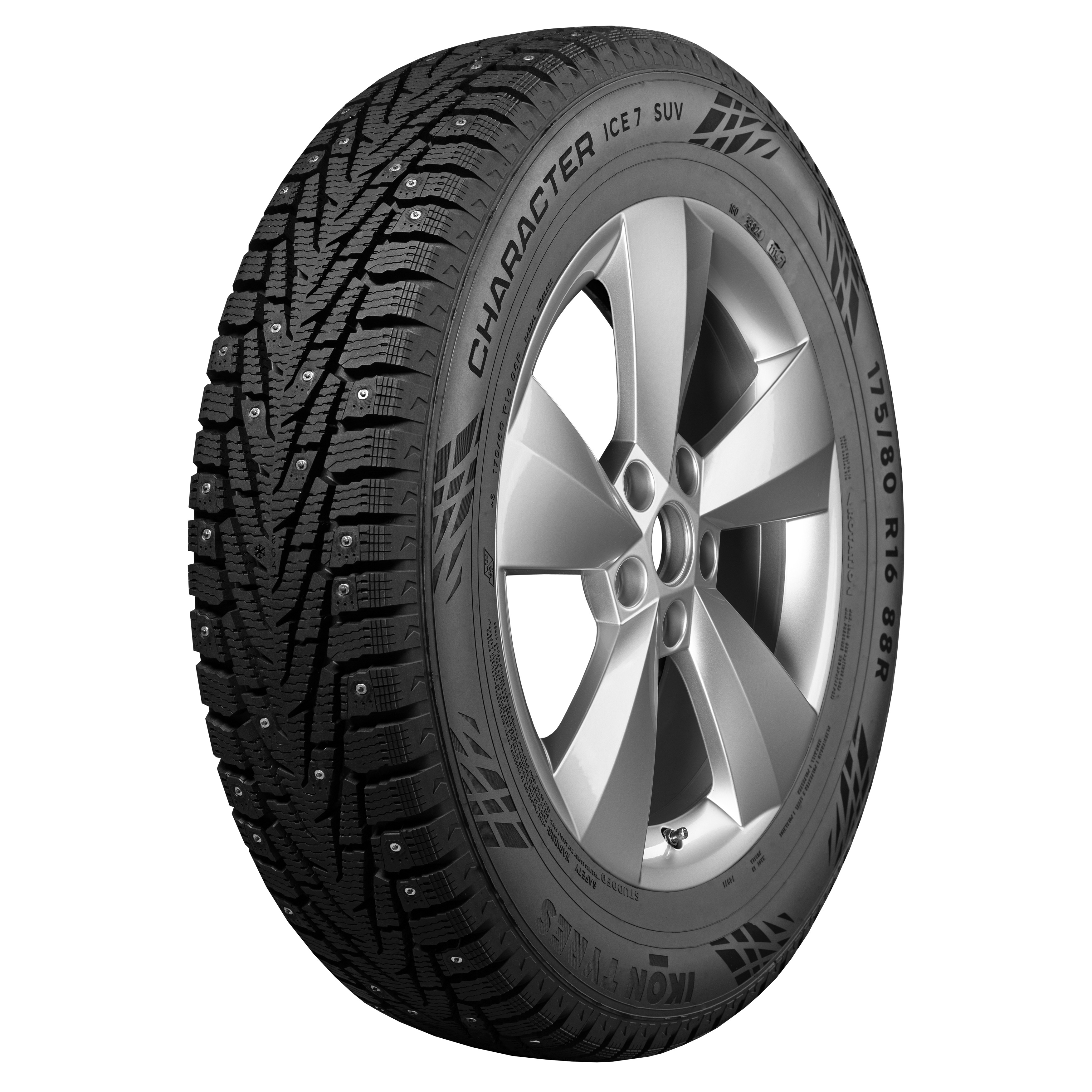 Легковая шина зимняя шипованная IKON Character Ice 7 SUV 265/70 R17 115T в Казахстане