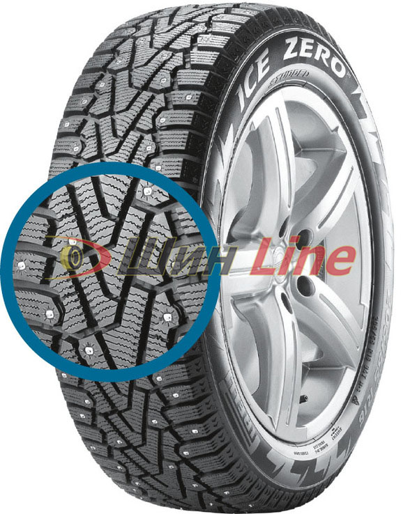 Легковая шина зимняя шипованная Pirelli Winter Ice Zero 265/65 R17 112T , фото 2