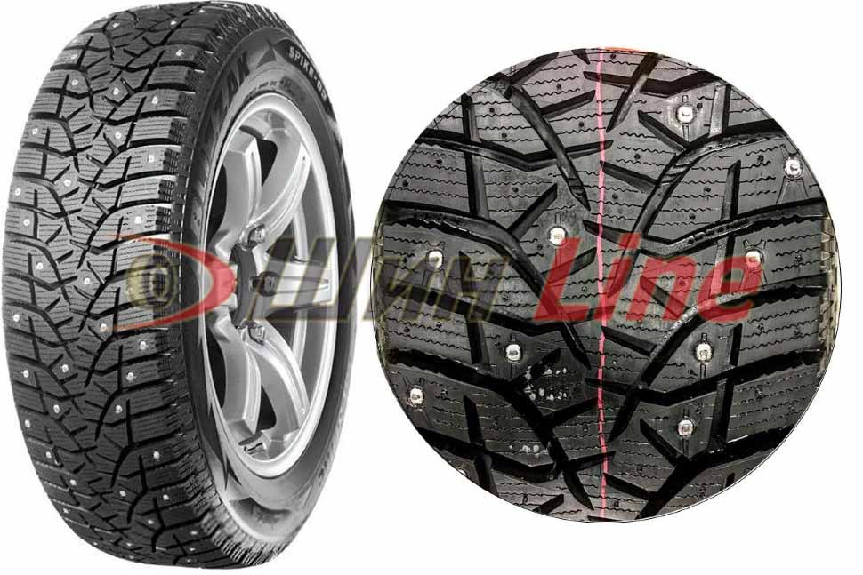 Легковая шина зимняя шипованная Bridgestone Blizzak Spike-02 195/65 R15 91T в Таразе