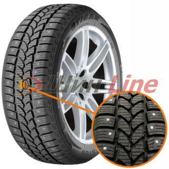 Легковая шина зимняя шипованная Tigar Sigura Stud 185/65 R15 92 в Казахстане