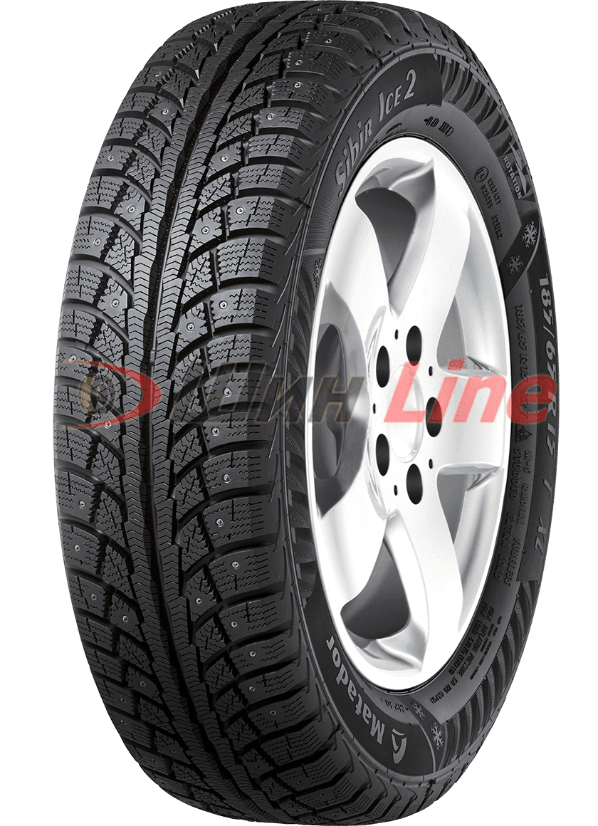 Легковая шина зимняя шипованная Matador MP-30 Sibir Ice 2 SUV 225/65 R17 106T в Петропавловске