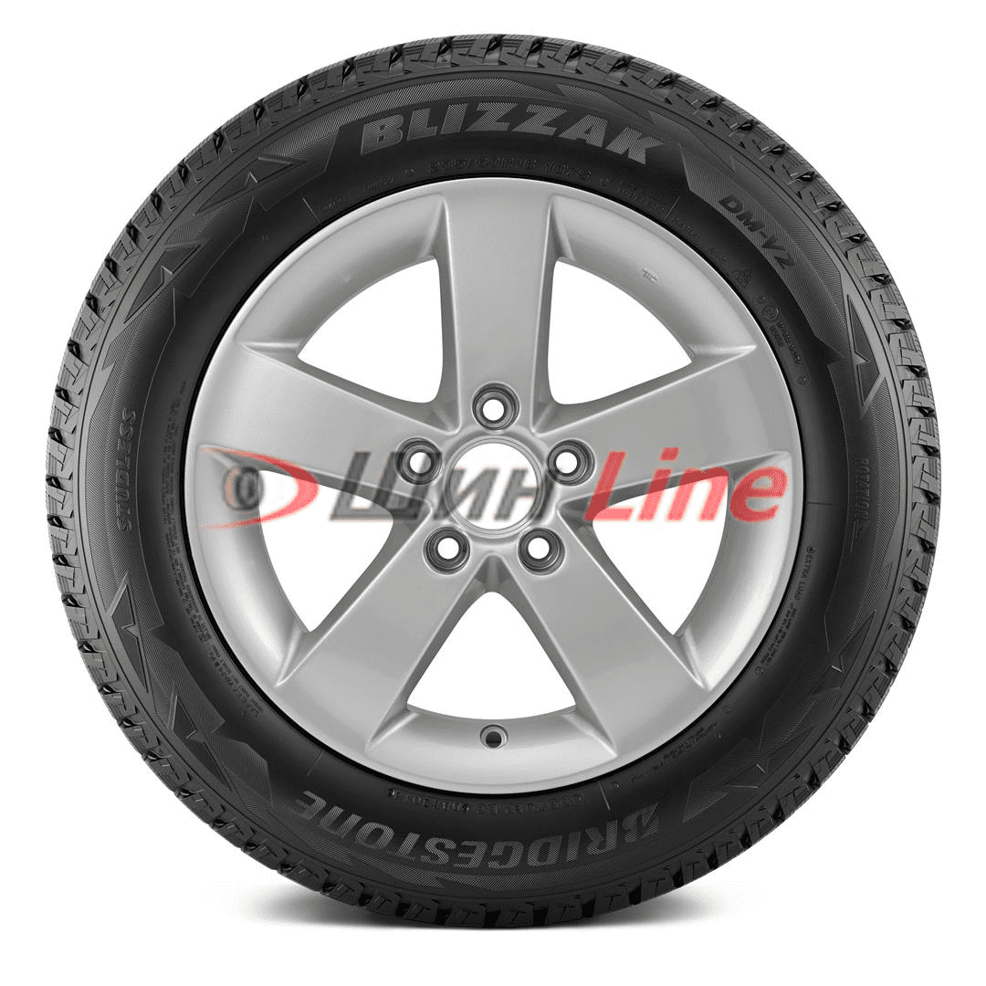 Легковая шина зимняя нешипованная Bridgestone Blizzak DM-V2 265/65 R17 112R , фото 3