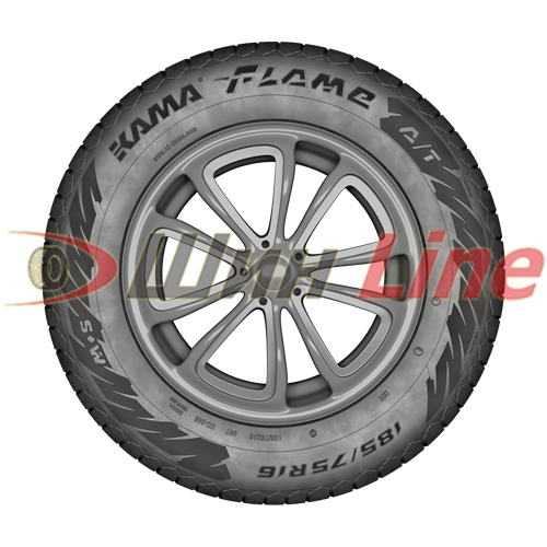Легковая шина всесезонная Кама Flame A-T (НК-245) 185/75 R16 97T , фото 3