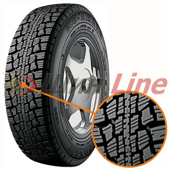 Легковая шина зимняя шипованная Кама 503 135/80 R12 68Q в Казахстане