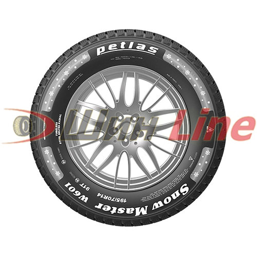 Легковая шина зимняя нешипованная Petlas SNOWMASTER W601 155/70 R13 75T , фото 3